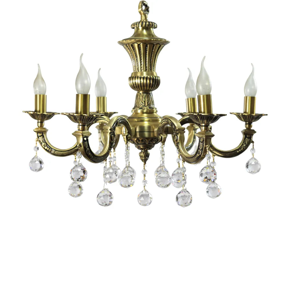S stolen 6 Italian bronze Chandelier