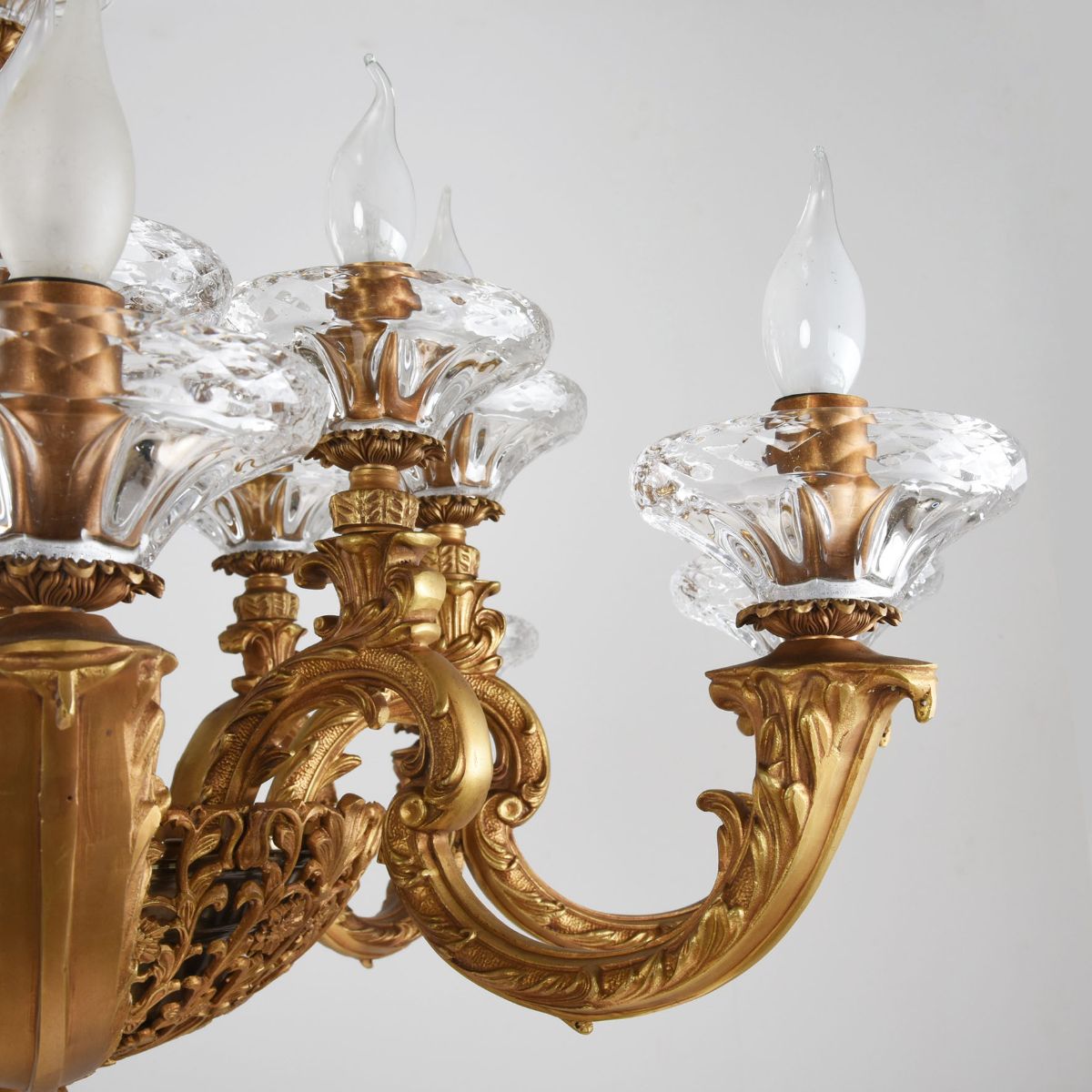 نجفة موسكو، 16 لمبة، نحاس، 90×85 سم انتيك من قنديل مصر - Moscow Chandelier, 16 Lights, Copper, 90×85cm, Antique|Kandil Egypt