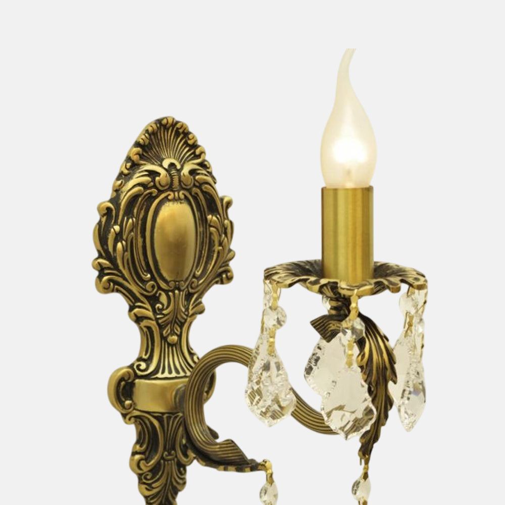 Alaska1 Bulb Bronze Wall lamp