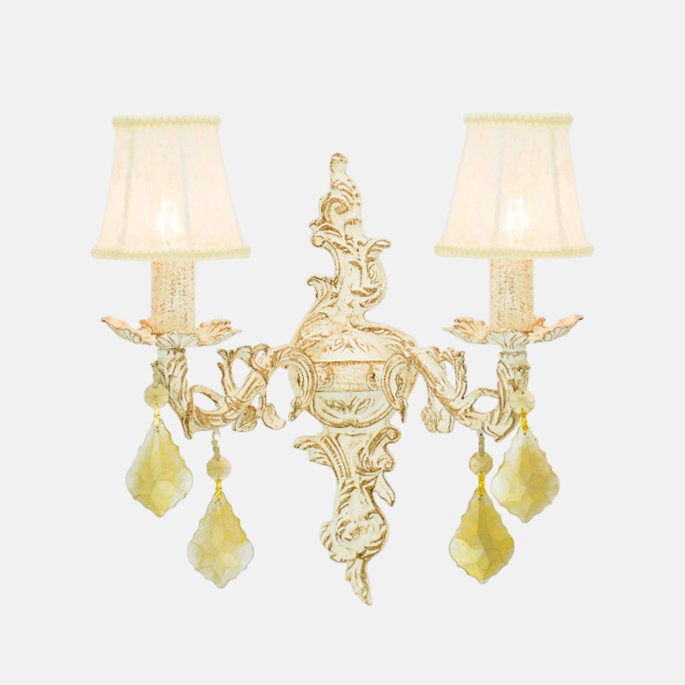 Regina Wall Lamp, 2 Light, Aluminum, 12×30 cm - White