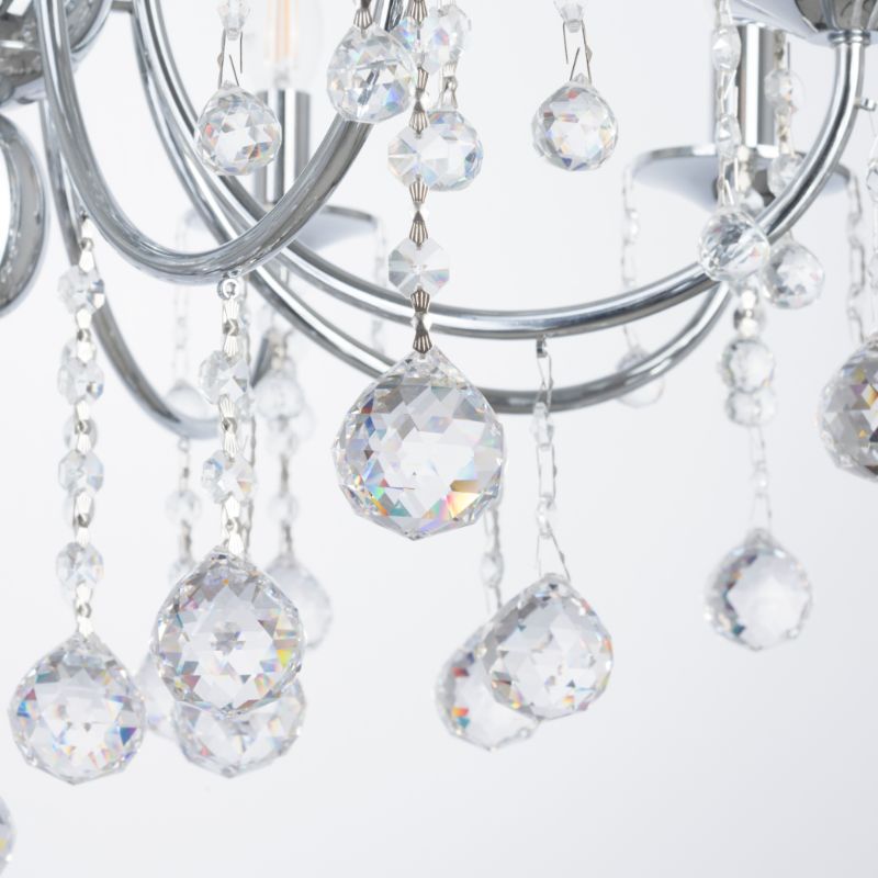 نجفة طوفي 8 لمبة - كروم