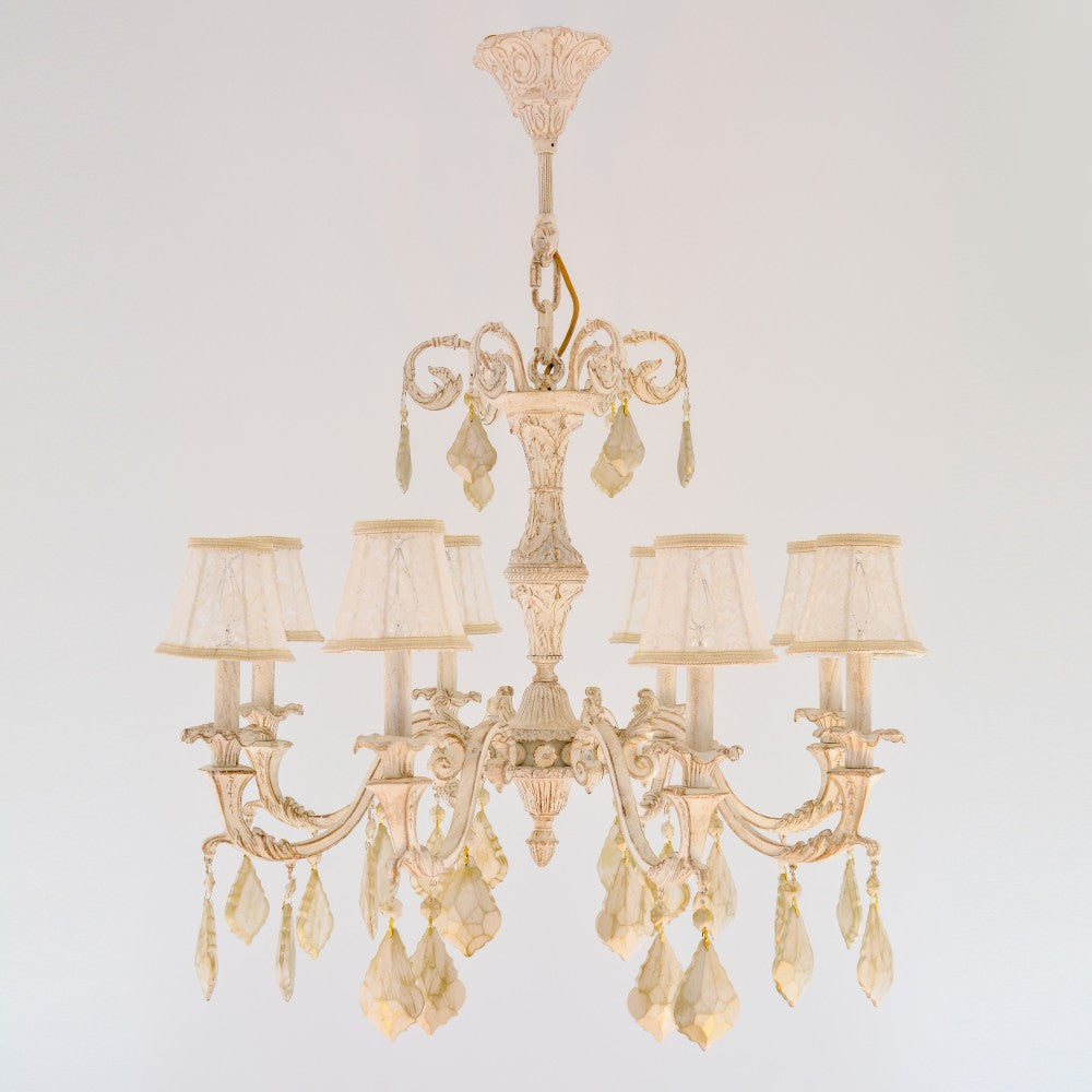 Tree Crown 8 Lights Whitey Chandelier