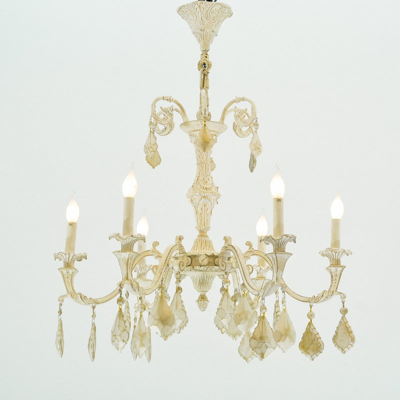 Tree Crown 6 Lights Whitey Chandelier