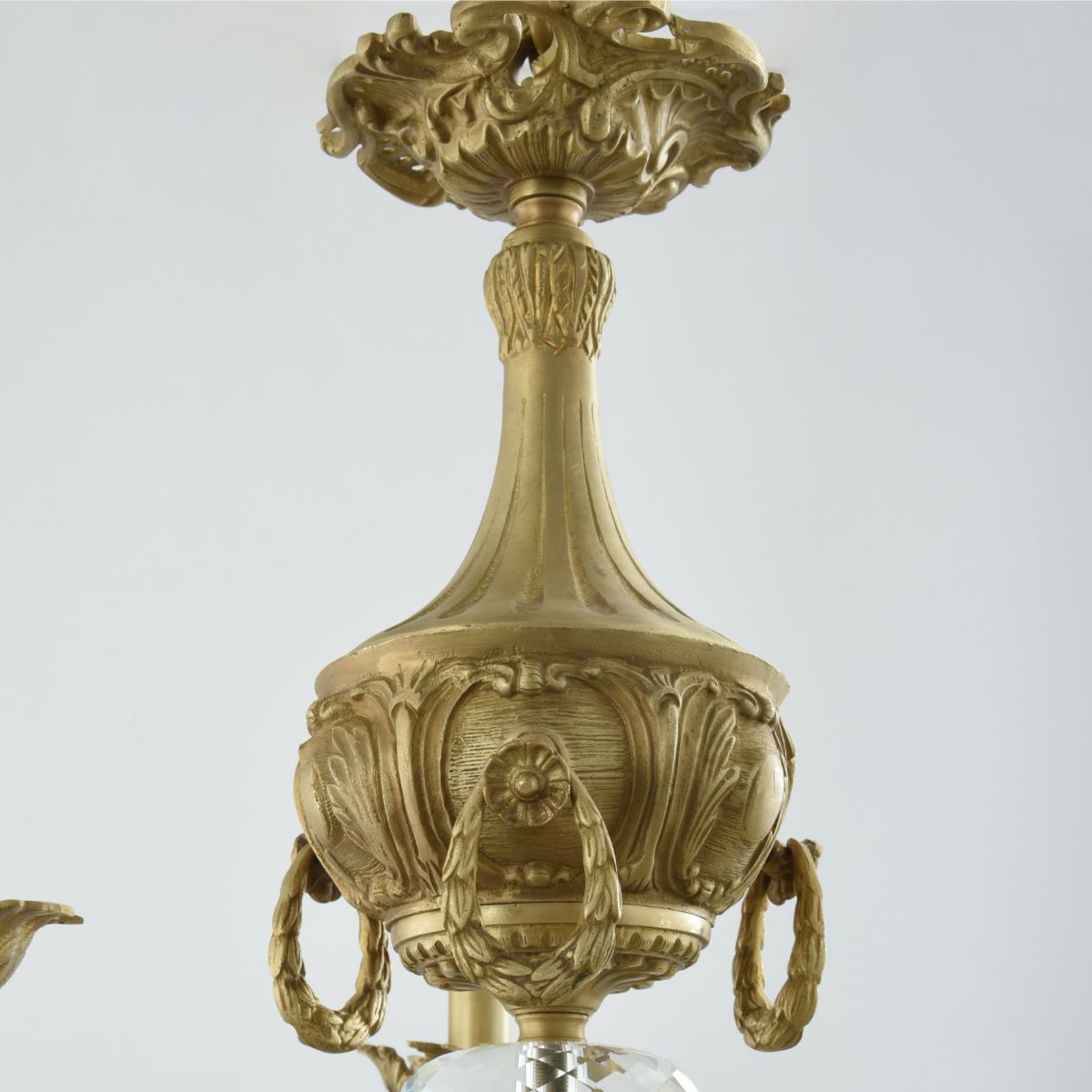 Palermo Chandelier, 3 Lights, Copper, 45×93cm - Antique