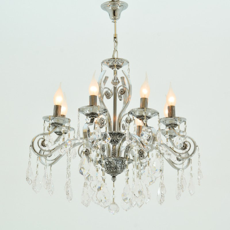 Ankara 8 Lights Chrome Chandelier