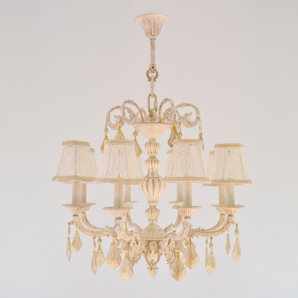 Andalusia 8 Lights Whitey Chandelier