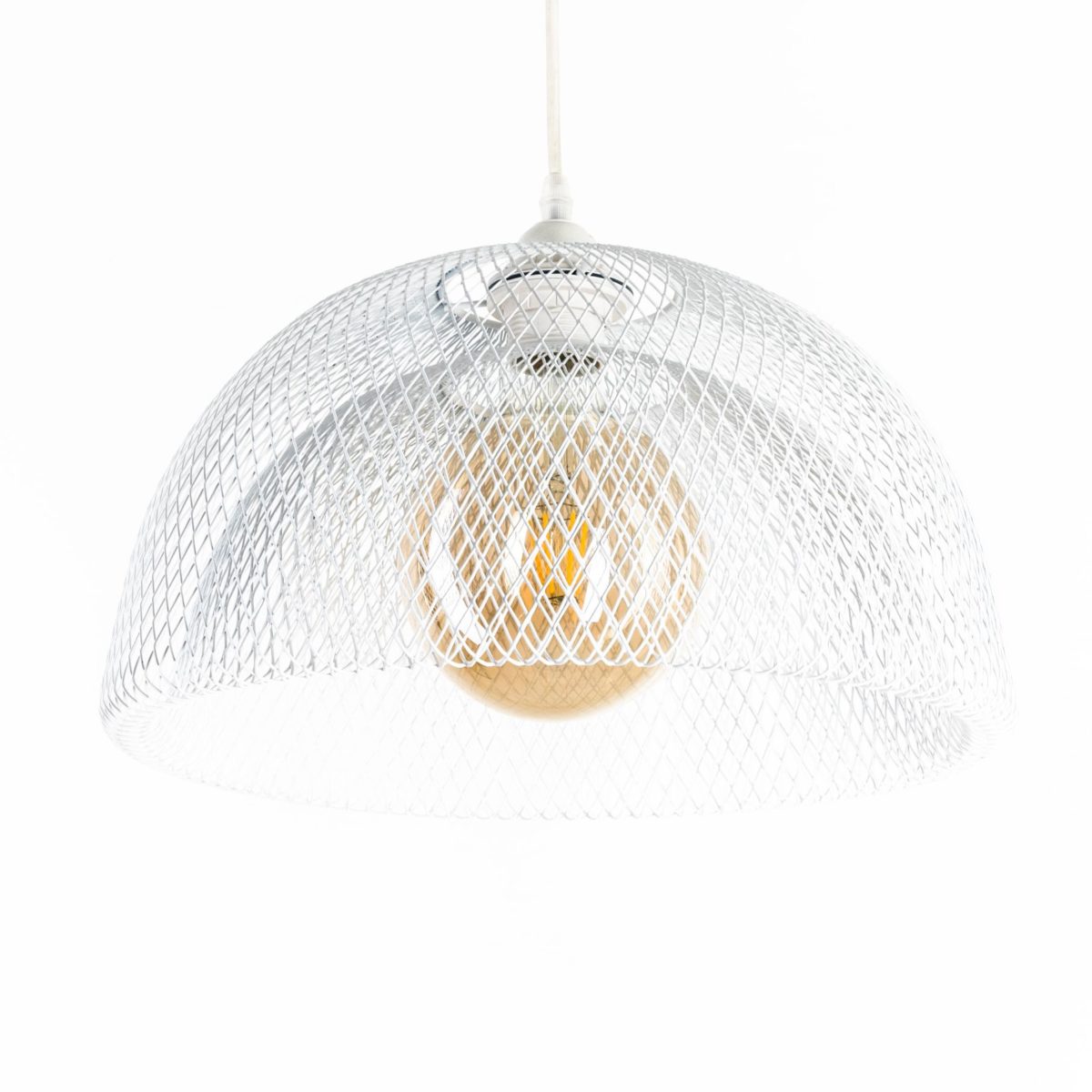Loli Pendant, 1 Light, Metal, 35×60 cm - White