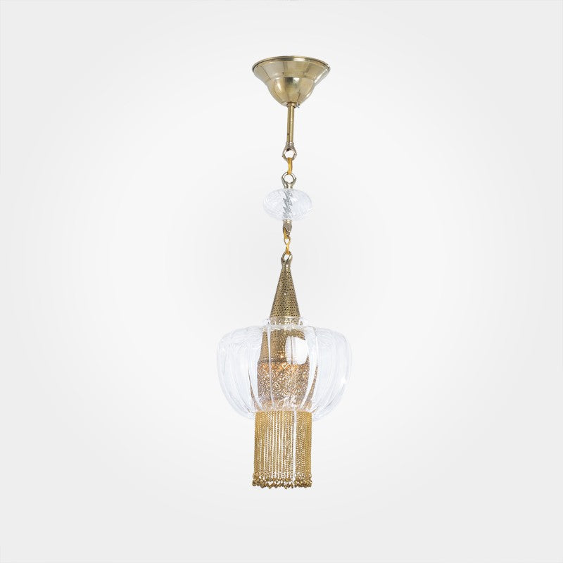 فانوس أرابيلا، 1 لمبة، نحاس، 20×62 سم أنتيك من قنديل مصر - Arabela Lantern, 1 Light, Copper, 20×62 cm Antique|Kandil Egypt
