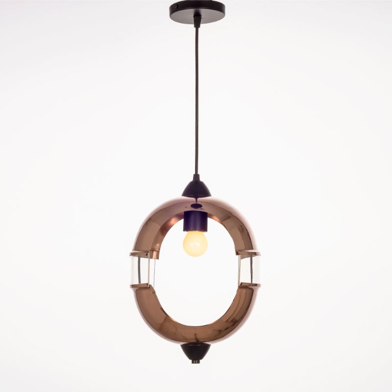 Lantern, 1 Light, Copper, 16×60 cm - Silver