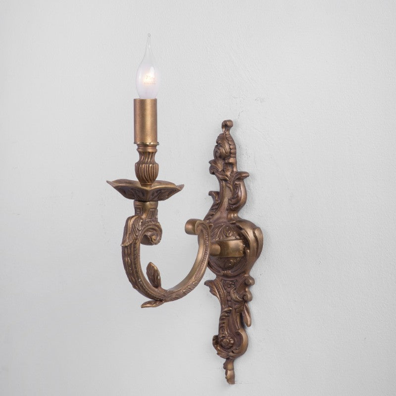 Fruits Wall Lamp, 1 Light, Copper, 25×50 cm - Antique