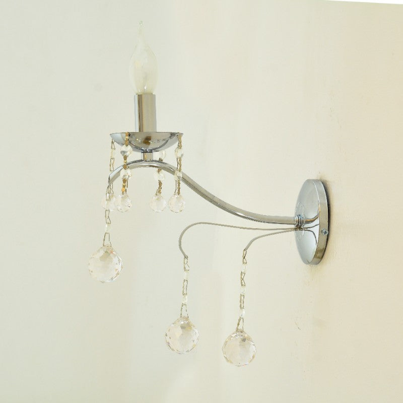 Da Vinci 1 light chrome Wall lamp