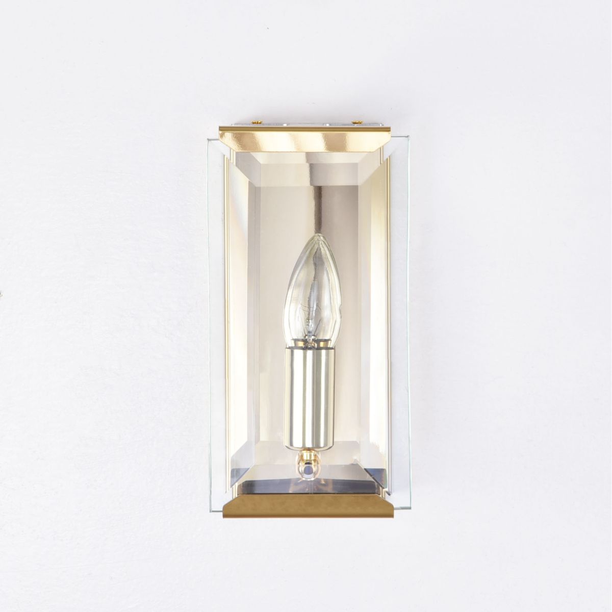 Bega Wall Lamp, 1 Light, Metal, 21×21 cm - Gold