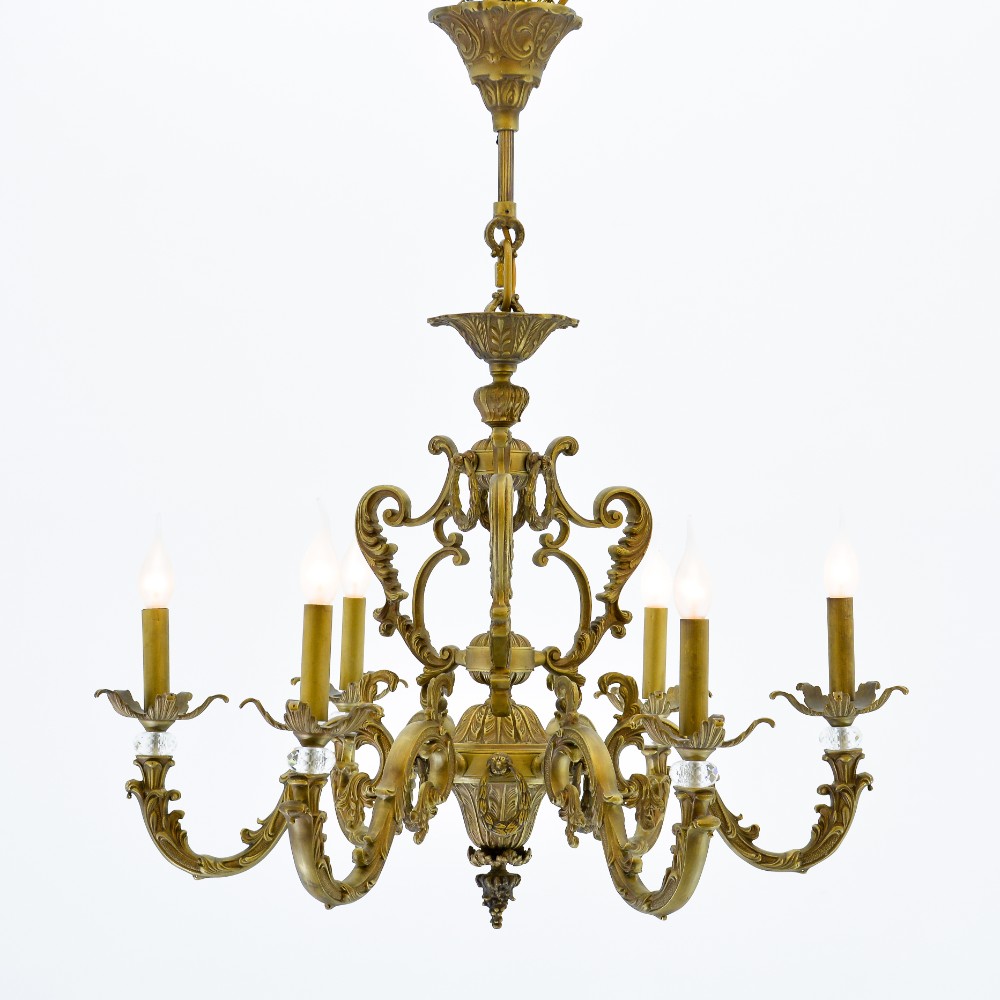 Benefica 6 lights antique chandelier