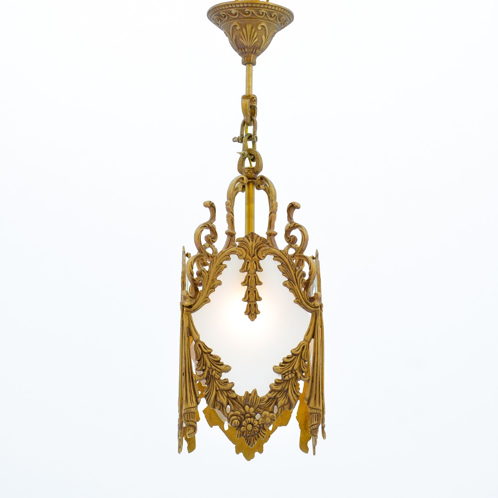 beret 1 Lights Antique Pendant