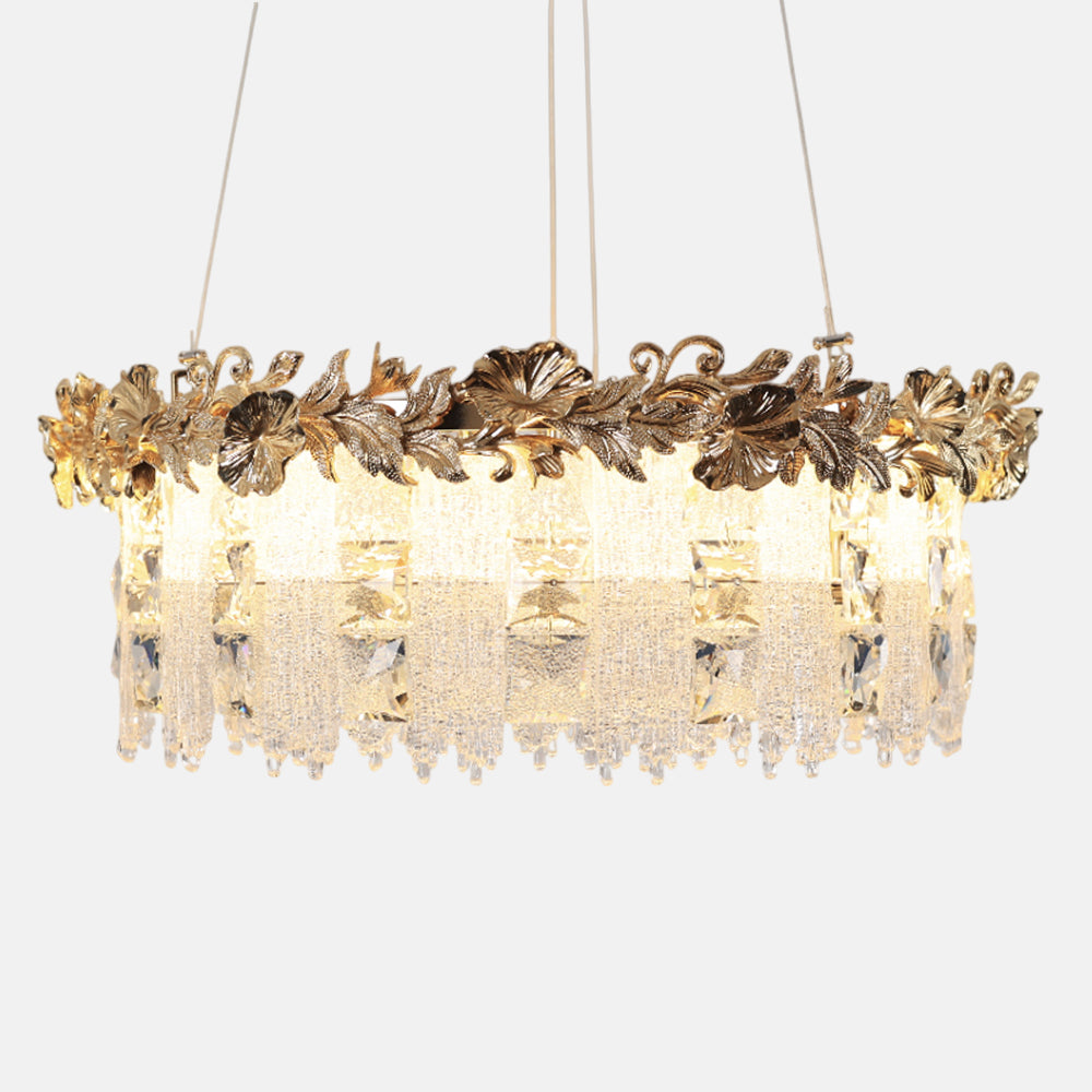 Stefania Chandelier, Stainless Steel, 50×60cm - Solitaire Gold