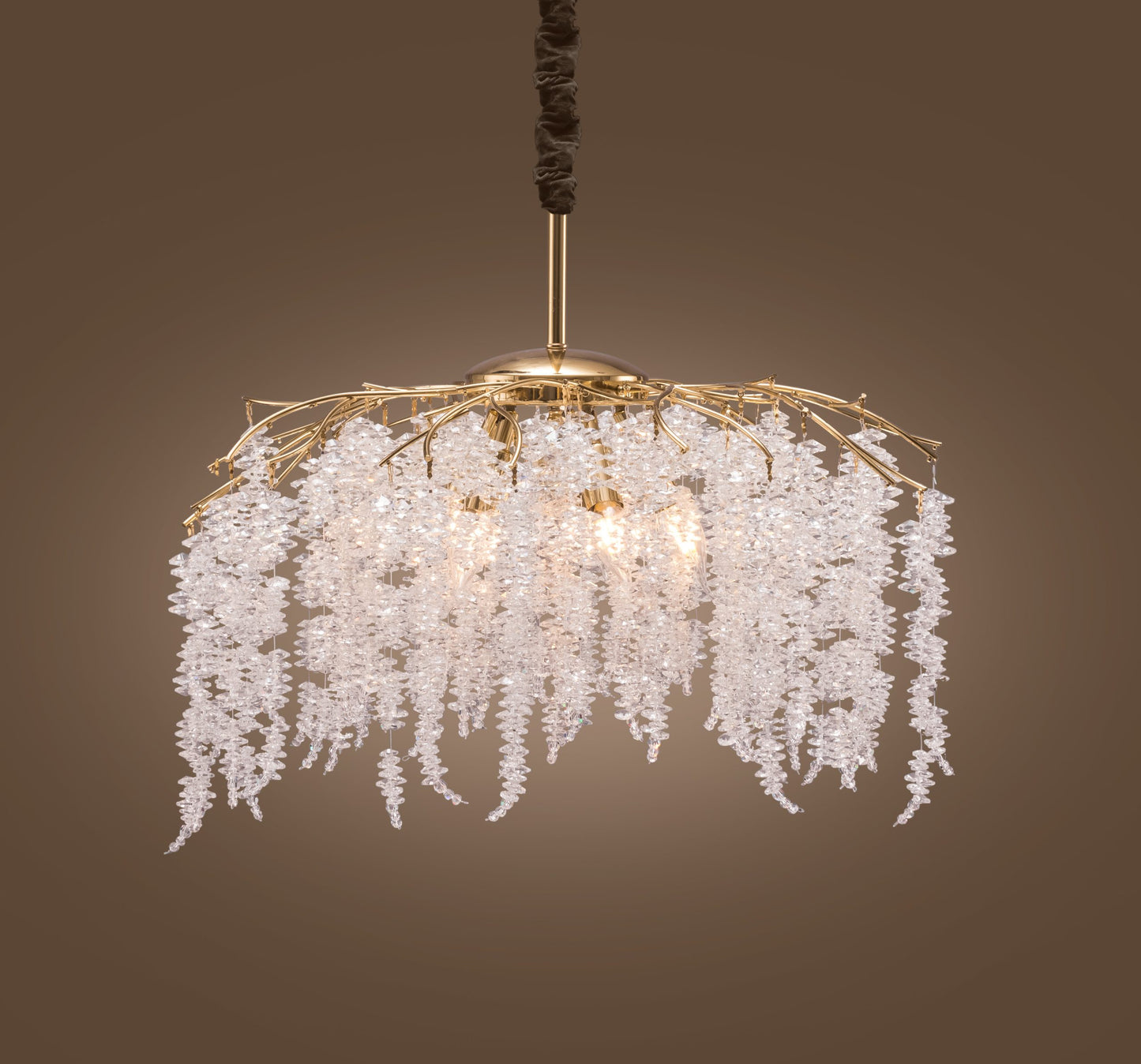 Cluster Chandelier, 65 Cm - Gold Solitaire
