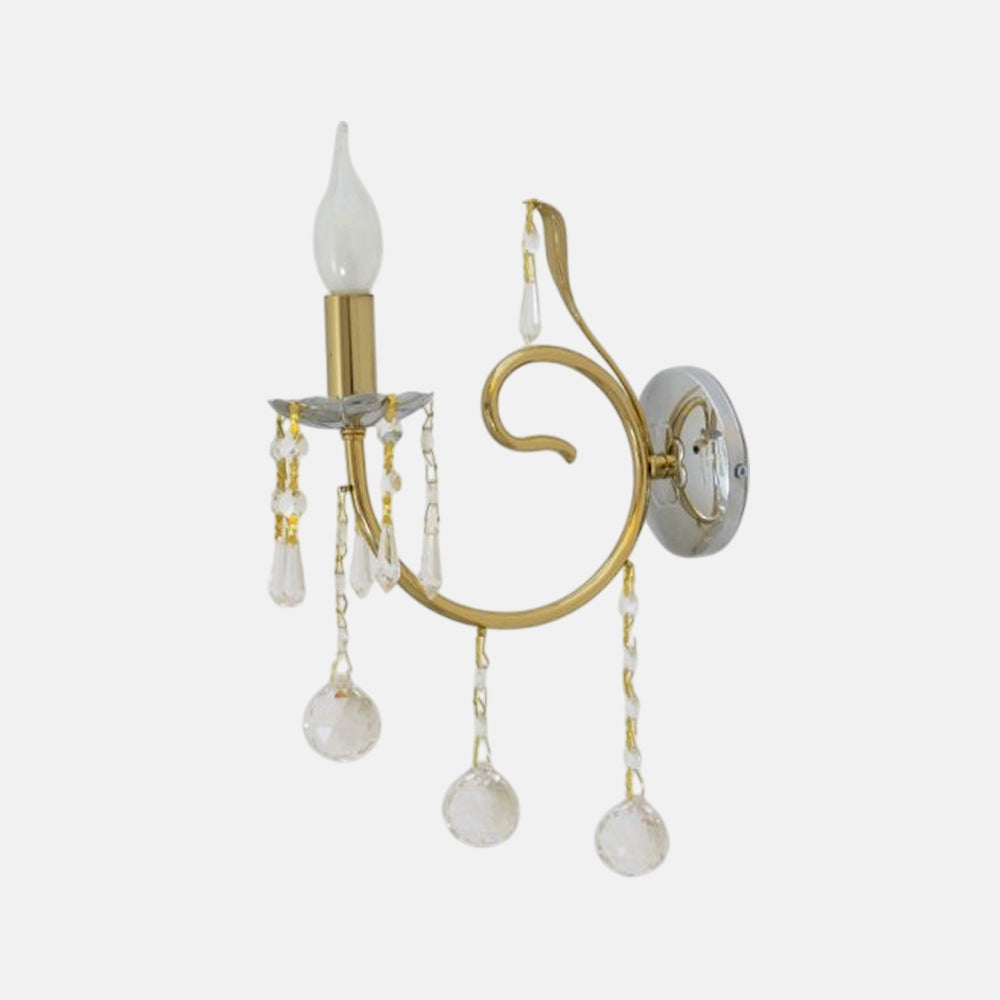 Sondos Wall Lamp Sondos 1 light gold chrome