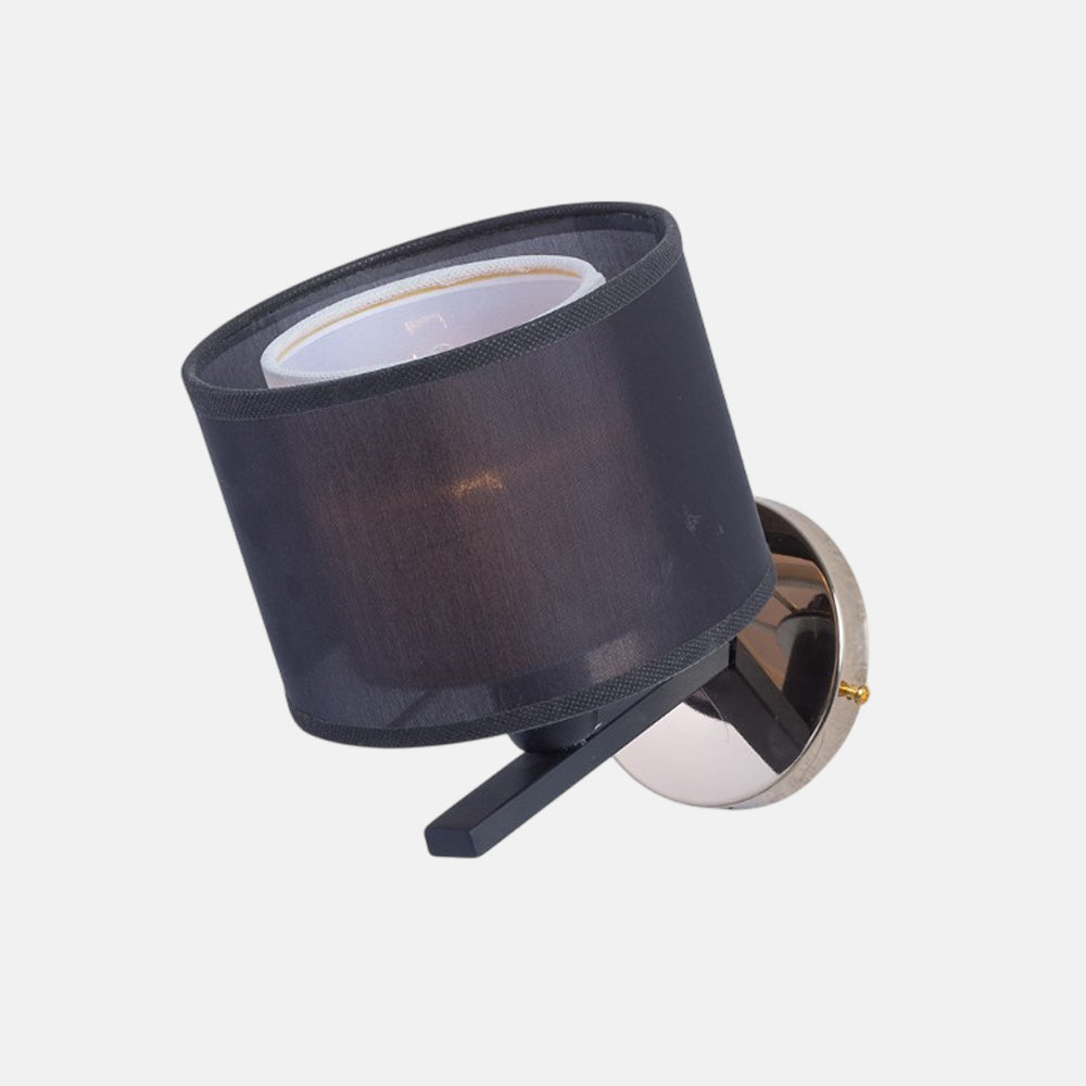 Violet Wall Lamp, 1 Light, Metal, 17×15×20 cm - Black