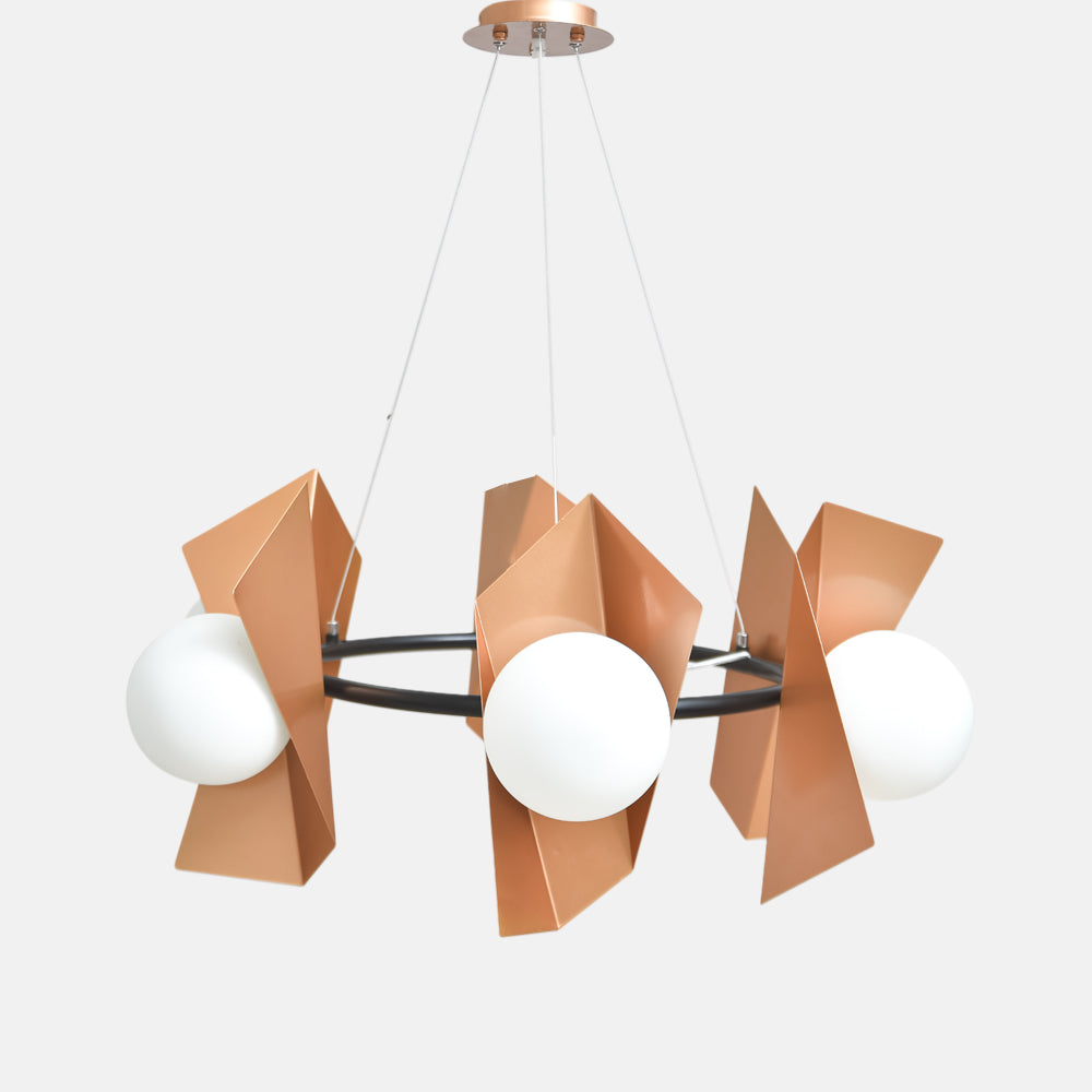 wing oxidized 85cm pendant