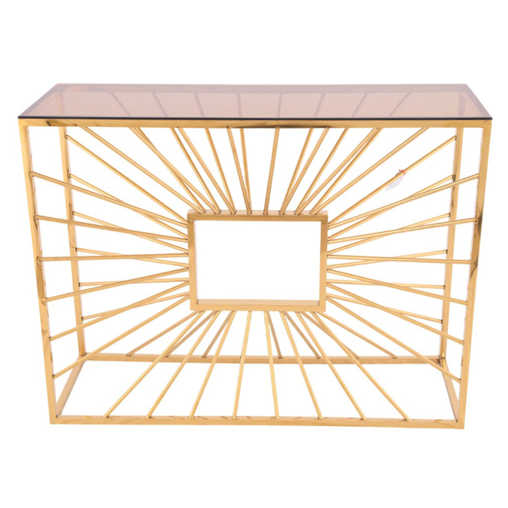 Spider Console PVD, 90×40cm - Gold PVD