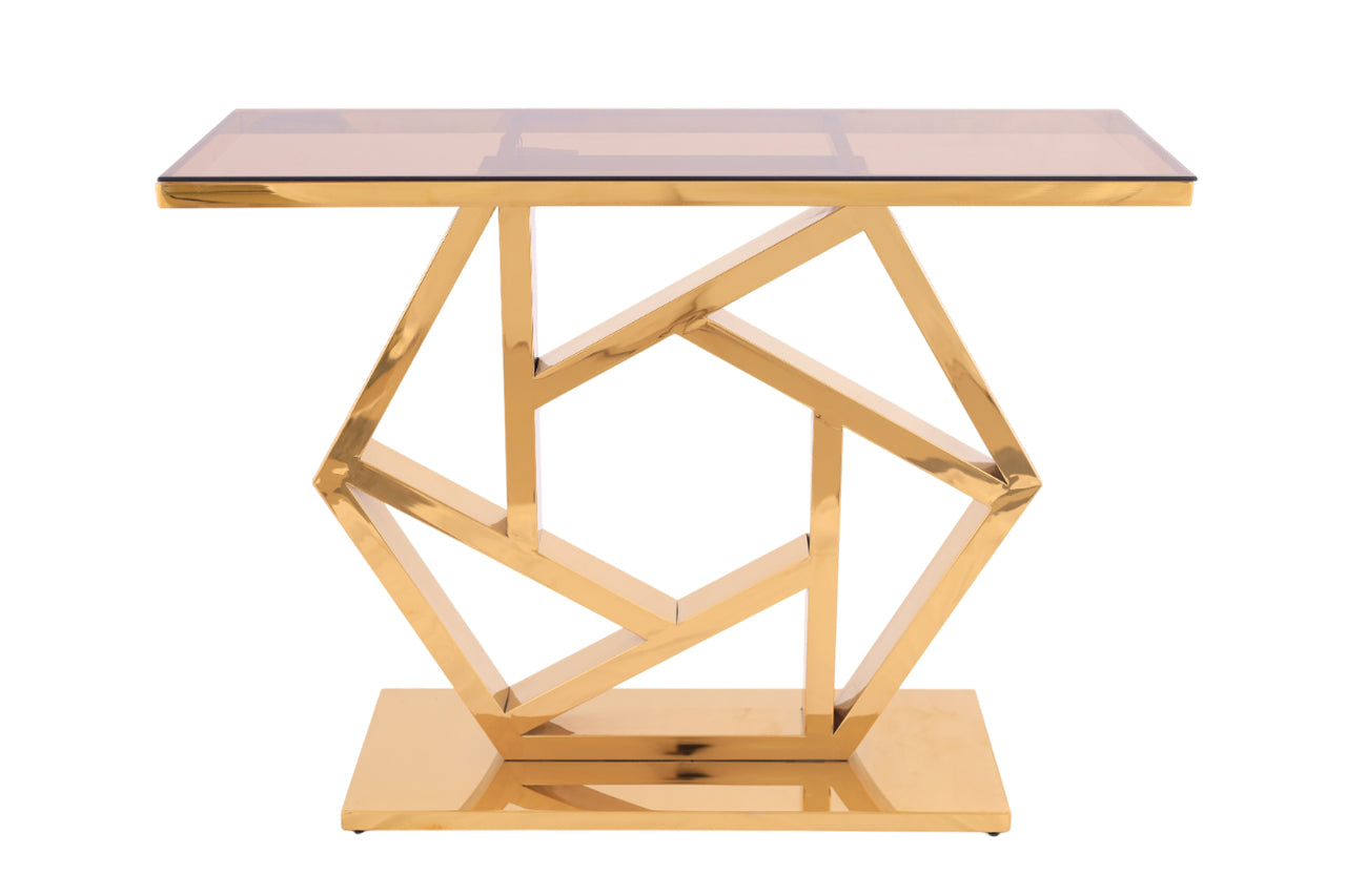 كونسول رينو، ستانلس ستيل، 40×120 سم PVD من قنديل مصر - Reno Console, Stainless Steel, 40×120 cm PVD|Kandil Egypt