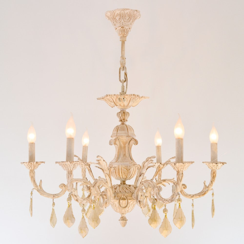 Eindhoven 6 Lights Whitey Chandelier