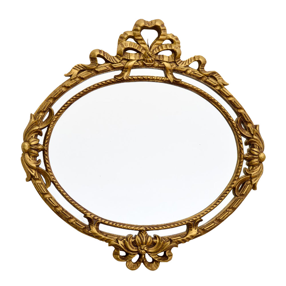 Leon Mirror, Resin, 52×52 cm - Gold