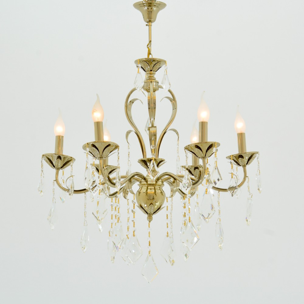 Butterfly Chandelier, 6 Lights - Gold