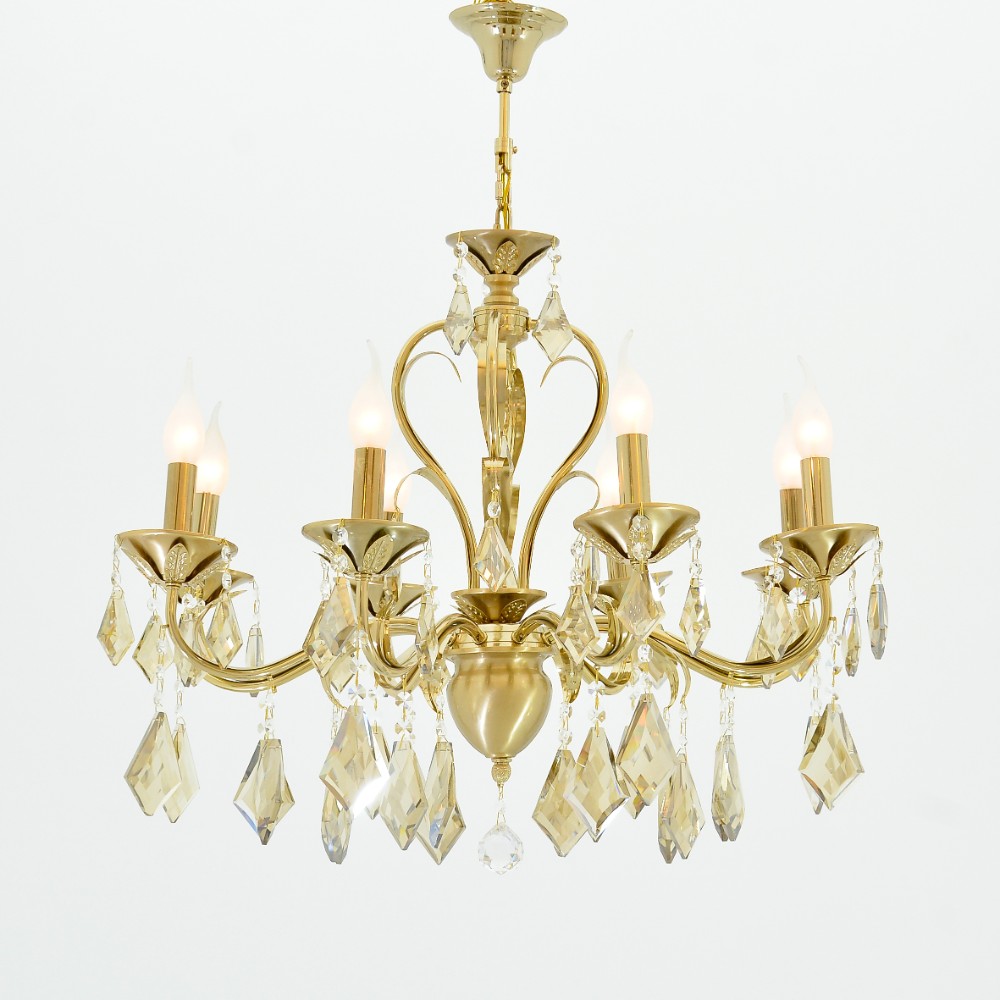 Butterfly Chandelier, 8 Lights - Gold