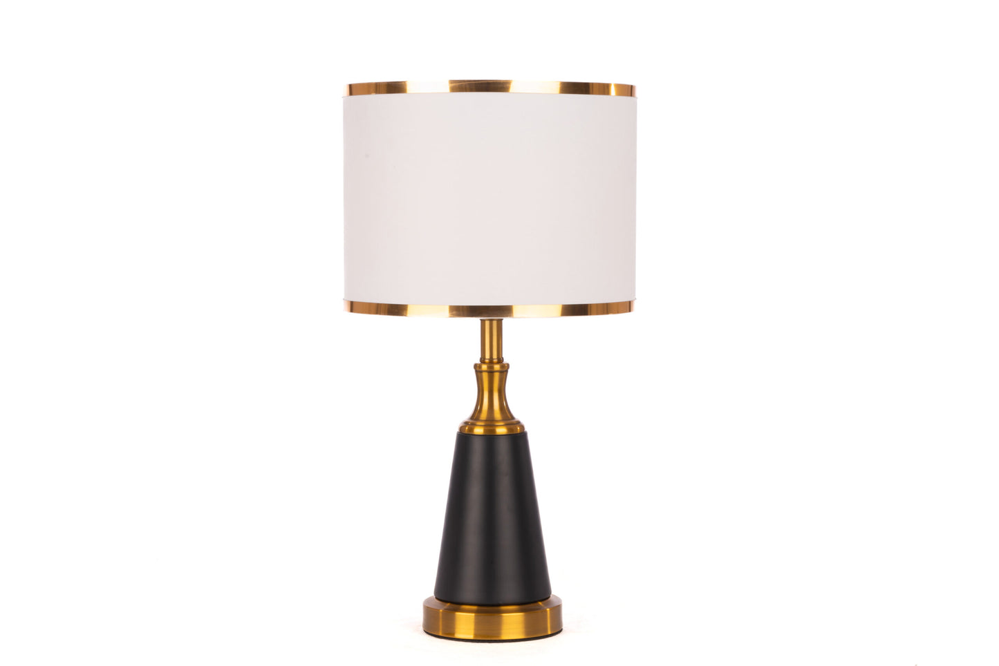 Table Lamp, 1 Light, Metal, 25×50 cm - Black