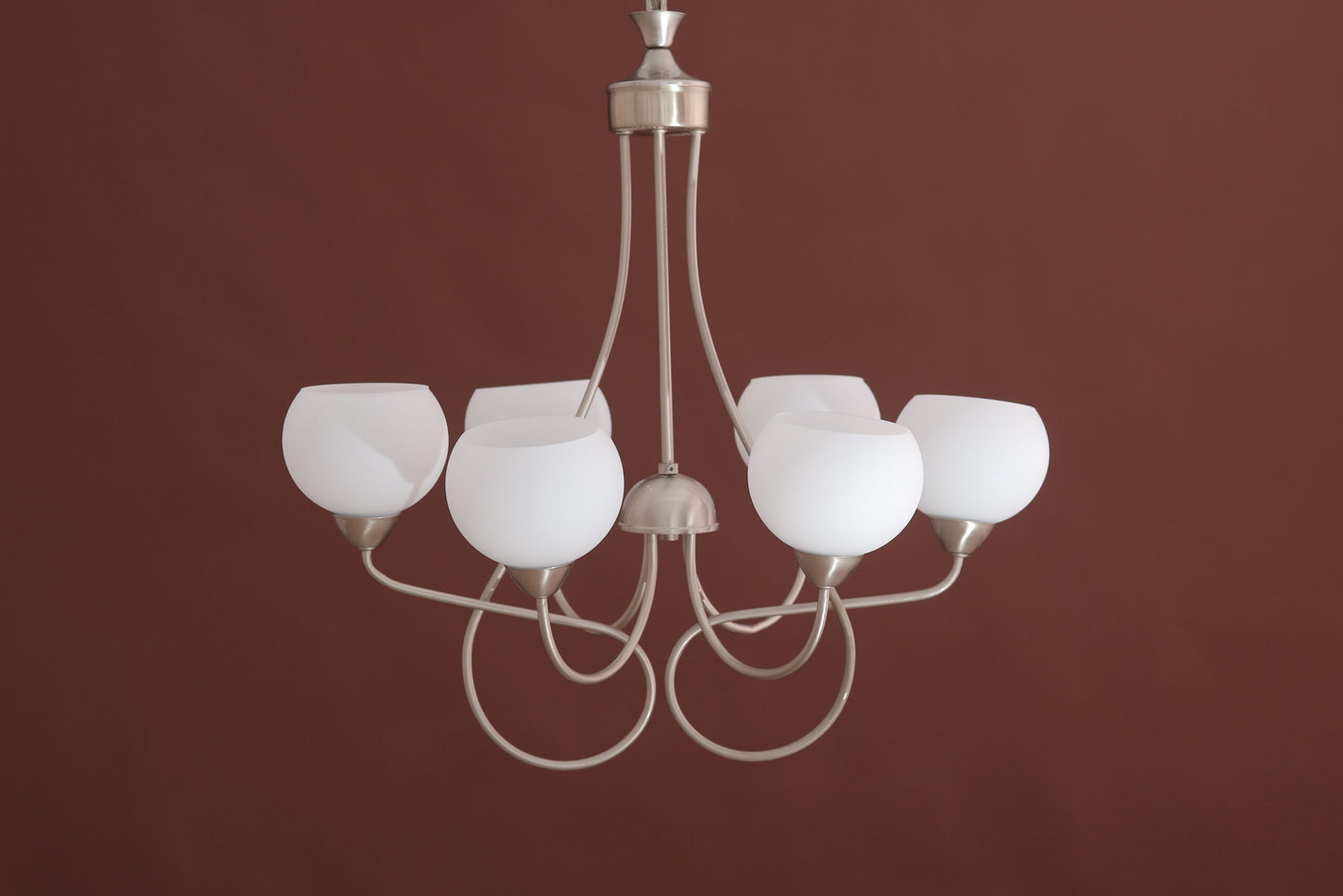 6-arms chandelier 40121 matte nickel ( Bundle 3 pieces )