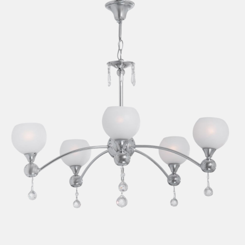 Bueno 5 Light chrome chandelier
