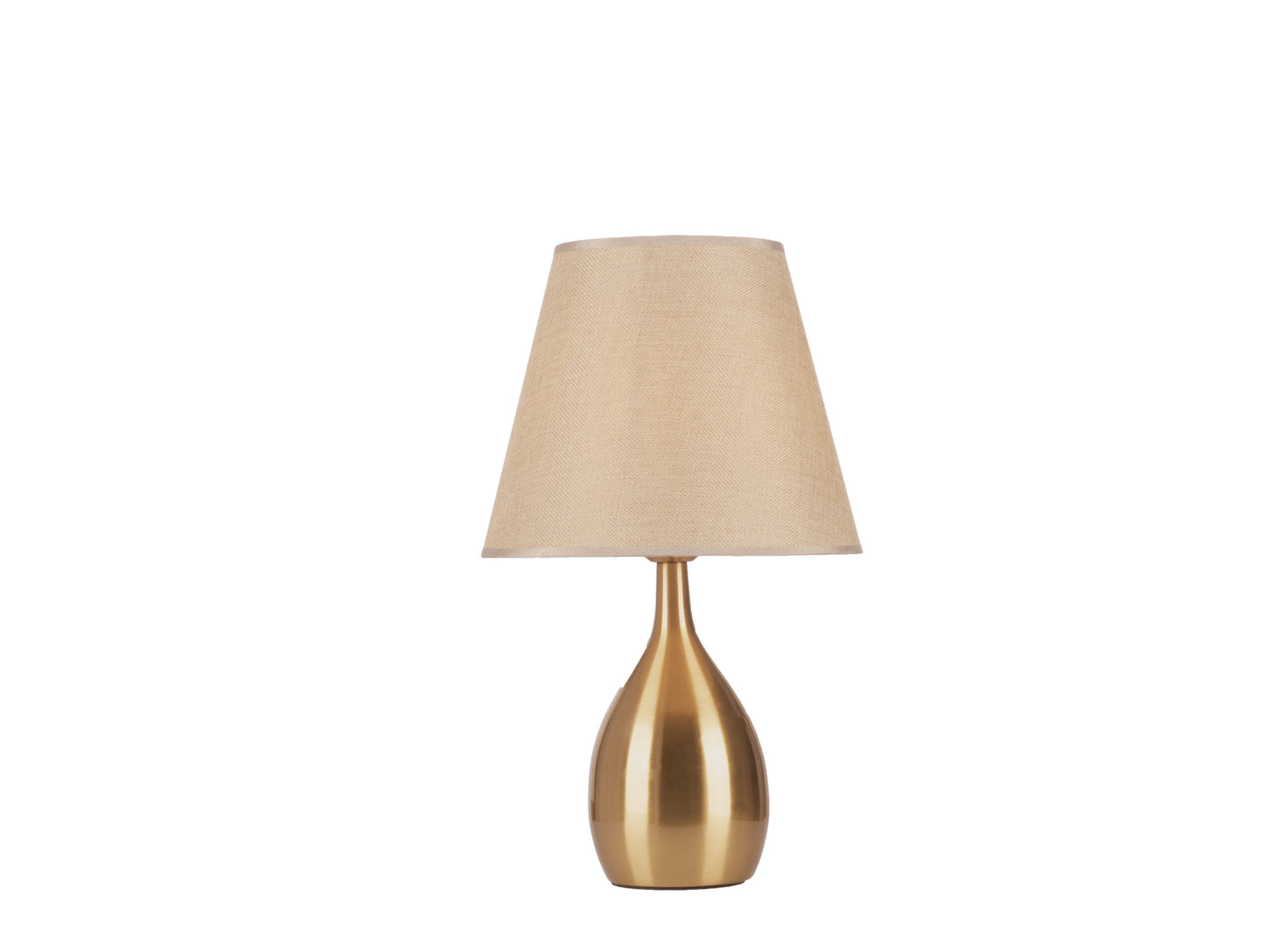 Table Lamp, 1 Light, Metal, 25×42 cm - Bronze