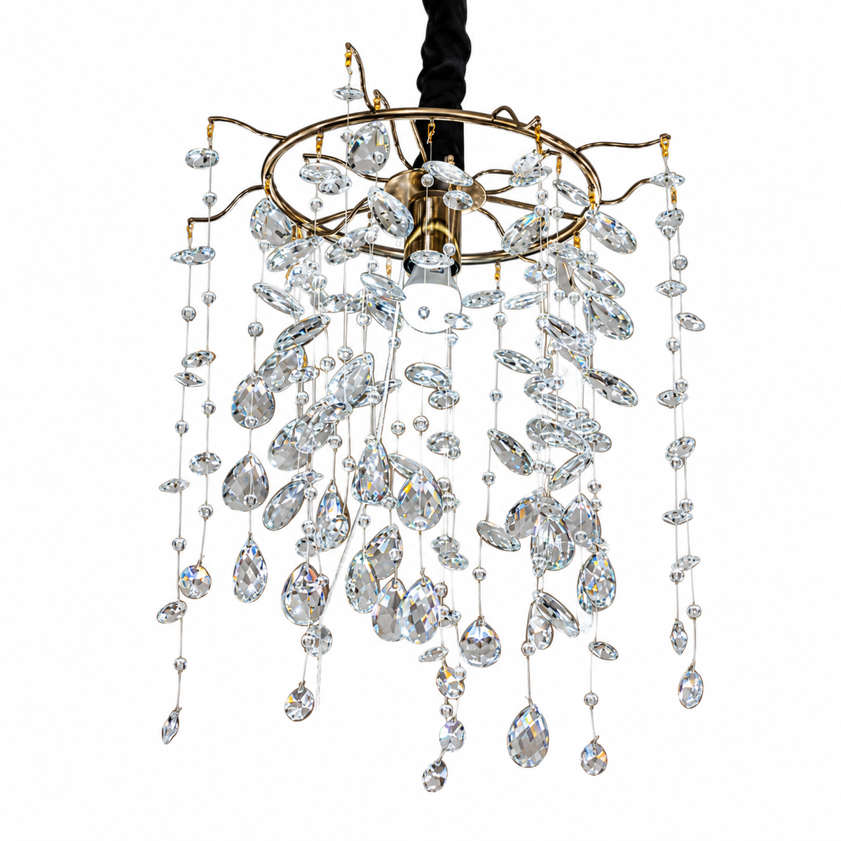 Moreno Pendant, 1 Light, Metal, 40×60 cm - Solitaire Gold