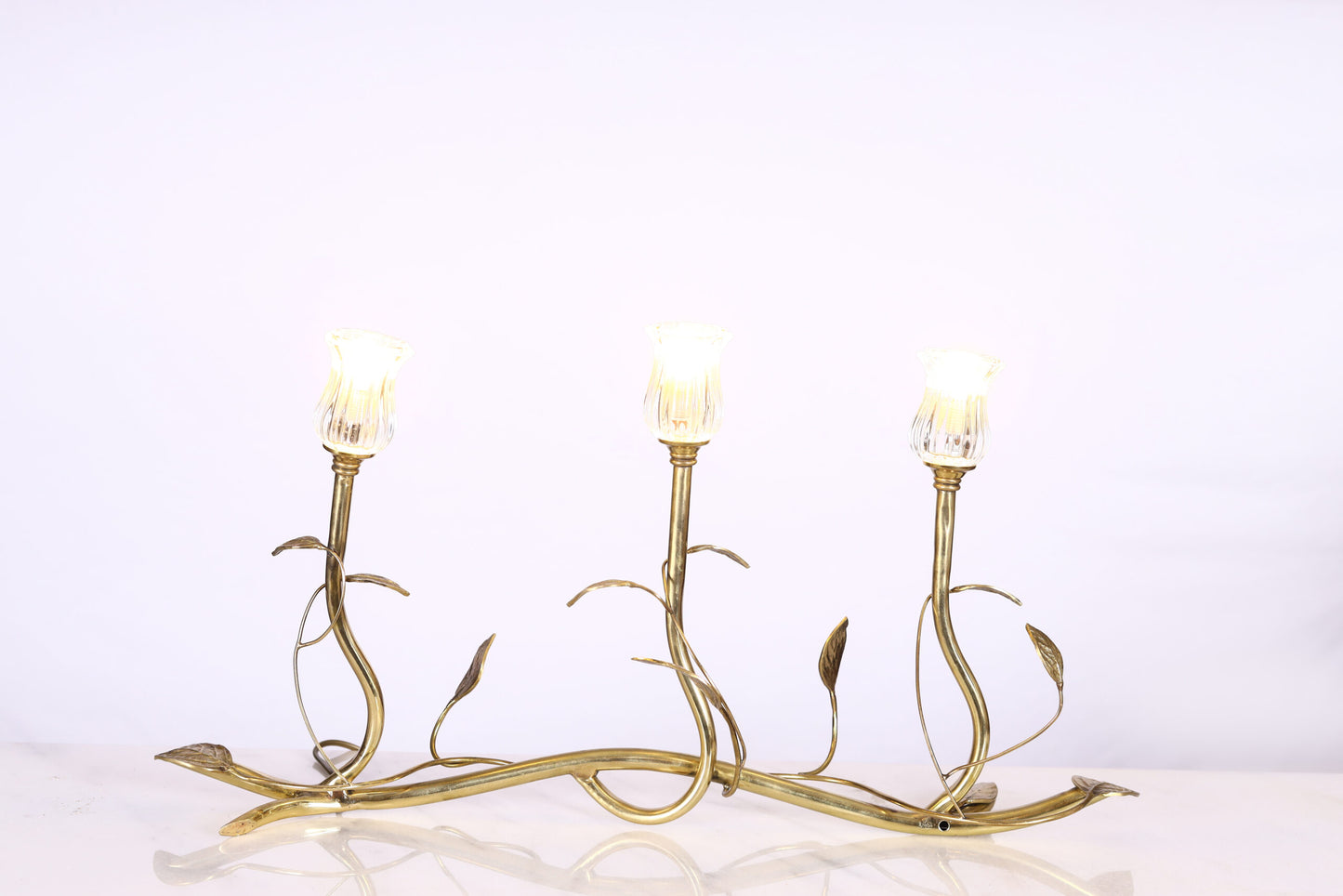 شمعدان ليفانتي، نحاس، 72×37 سم - لامع