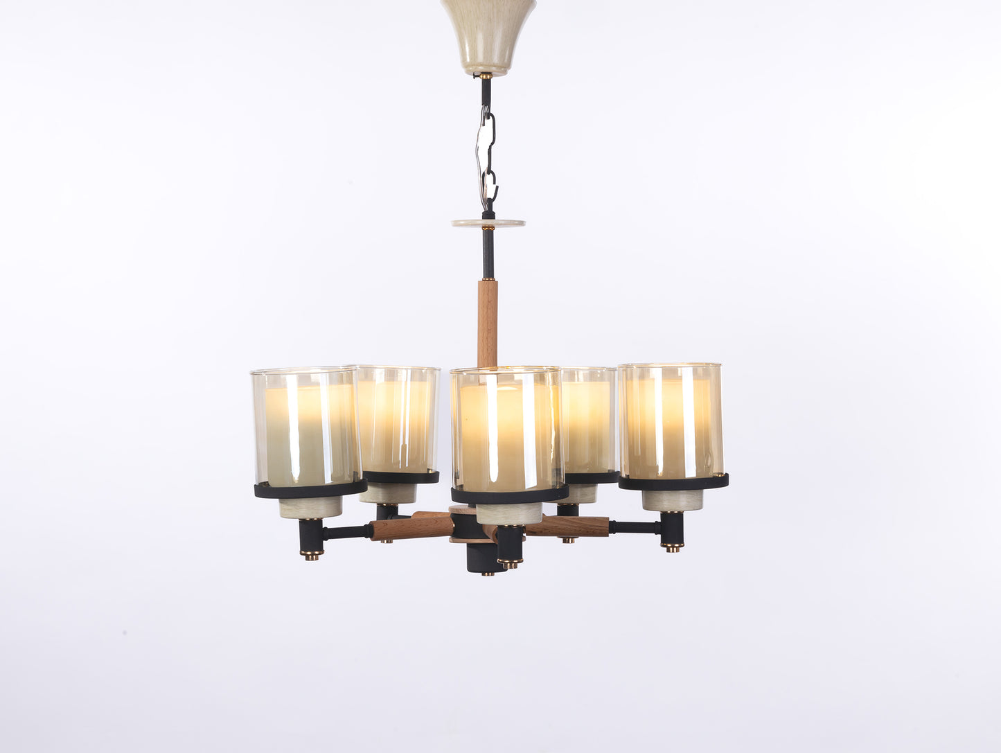 Primo 5 bulb chandelier