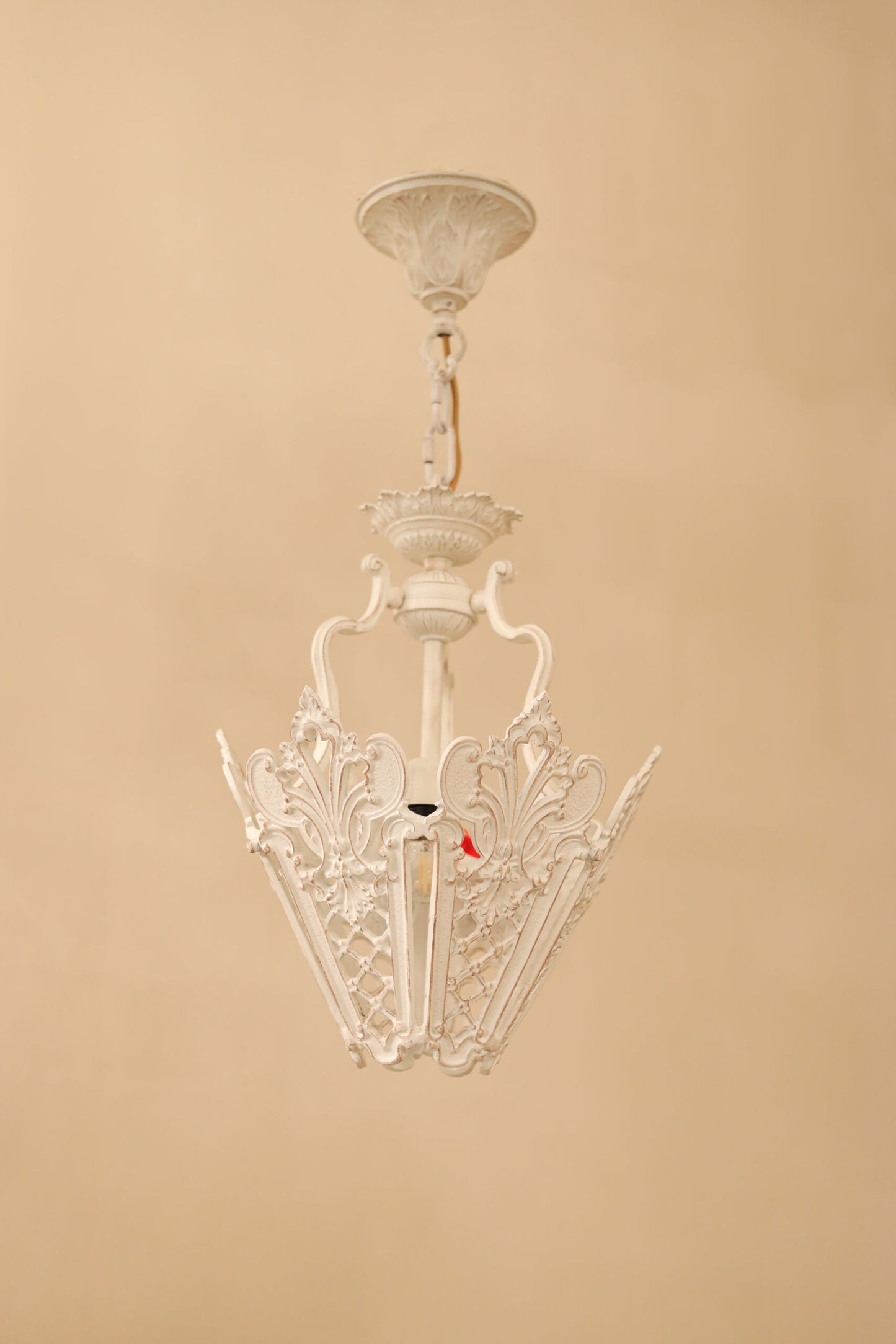 Bilbao Lantern, 1 Light, Aluminum, 35×70 cm - White