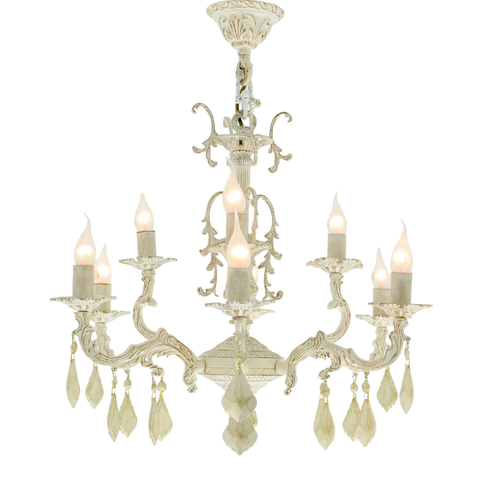 Bride 9 Lights Whitey Chandelier