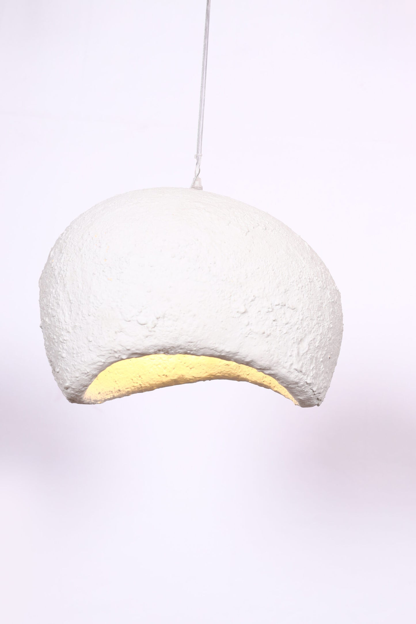 Curva pendant medium resin code 89004800 grey