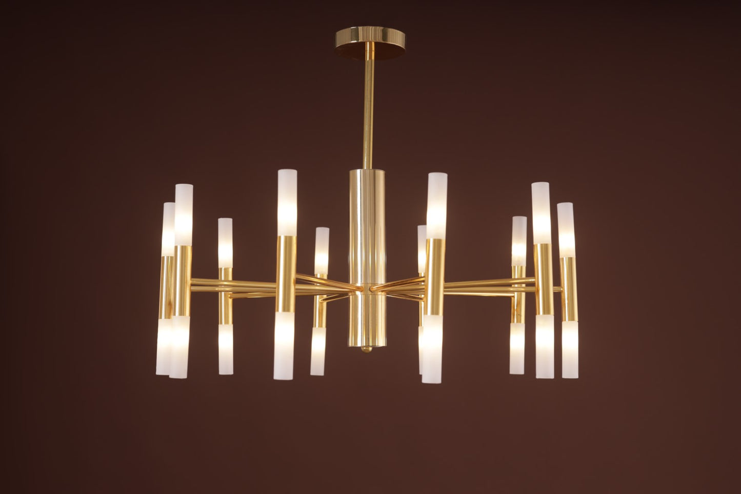 chandelier 10 arms gold halogen