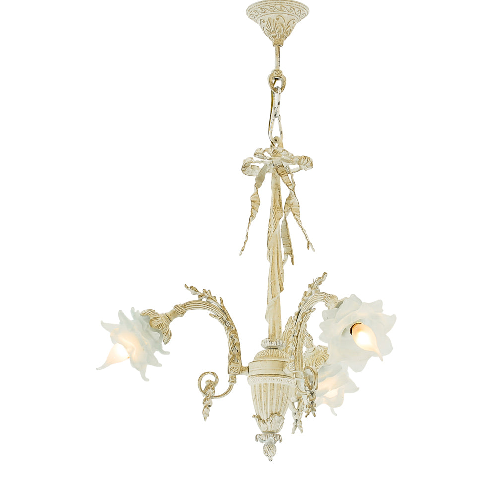 Neirin 3 Lights Whitey Chandelier