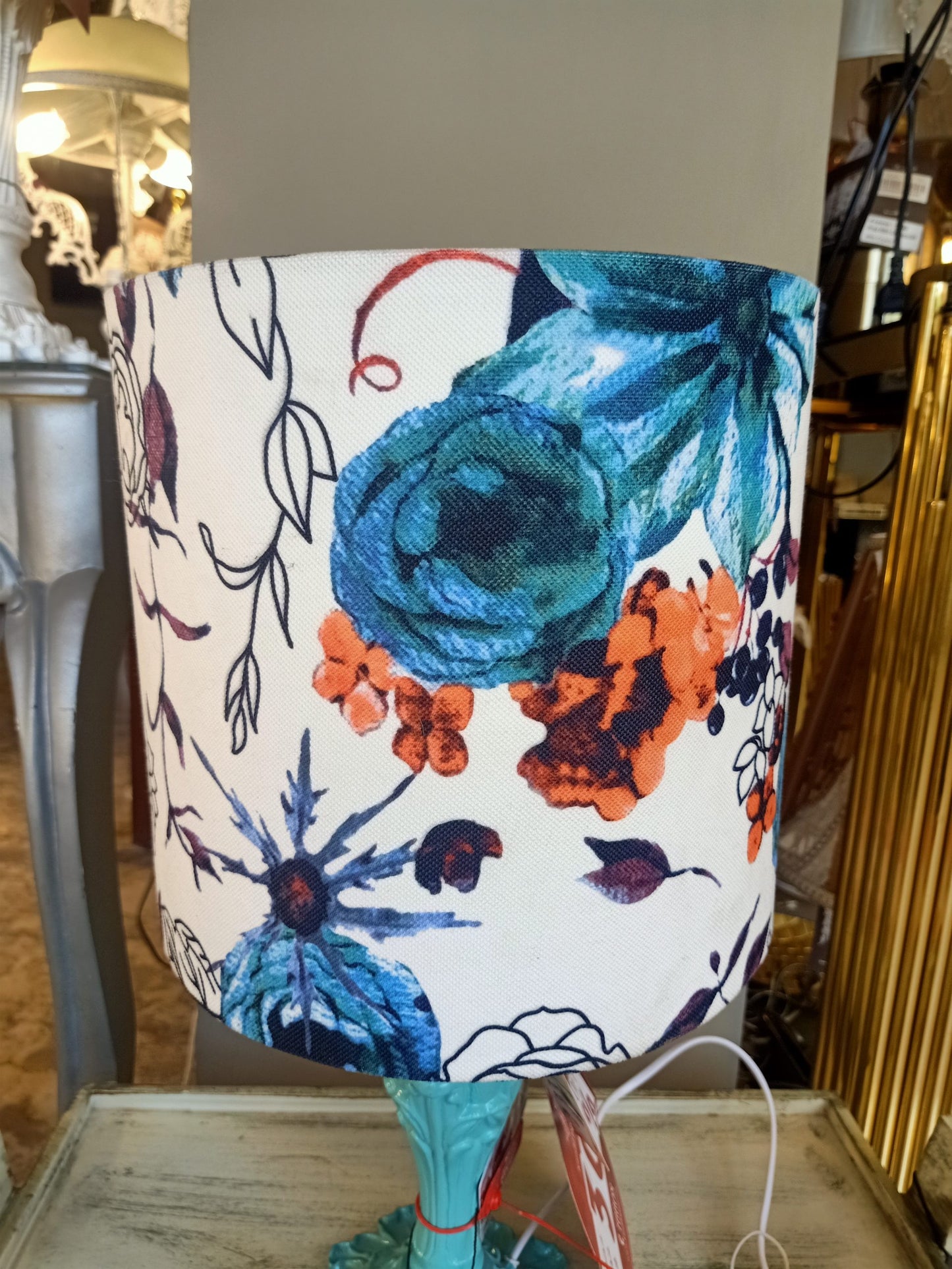 Lampshade, Fabric, 30×32cm - Off-White