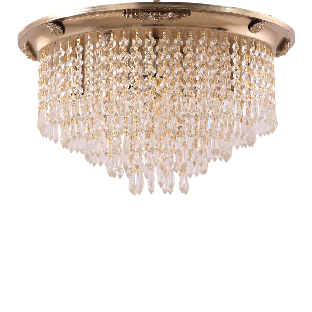 لطش، 9 لمبة، معدن، 35×50 سم دهبي من قنديل مصر - Flush Light, 9 Lights, Metal, 35×50 cm Gold|Kandil Egypt
