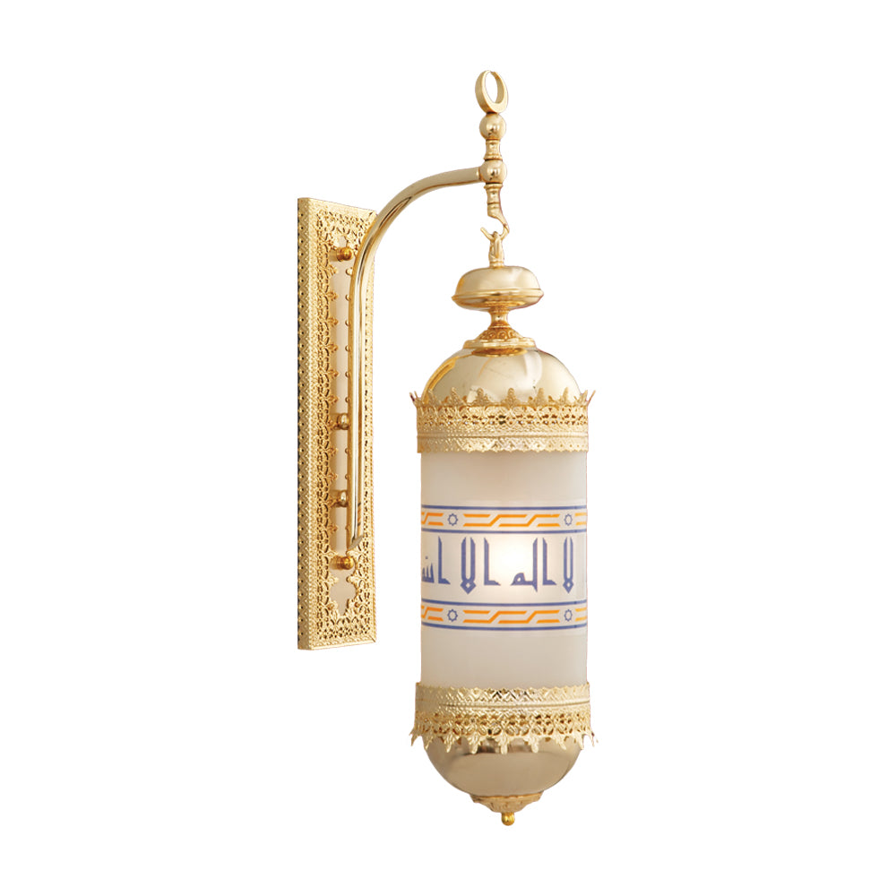 ابليك سيدة، 1 لمبة، 60×17 سم ذهبي من قنديل مصر - Sayed Wall Lamp, 1 Lights, 60×17 cm Gold|Kandil Egypt