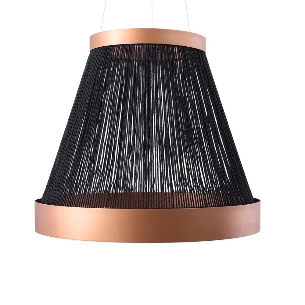 معلقة هرمية، 1 لمبة، معدن، 60 سم أسود أوكسيديه من قنديل مصر - Pyramidal Pendant, 1 Light, Metal, 60 cm Black Oxidized|Kandil Egypt