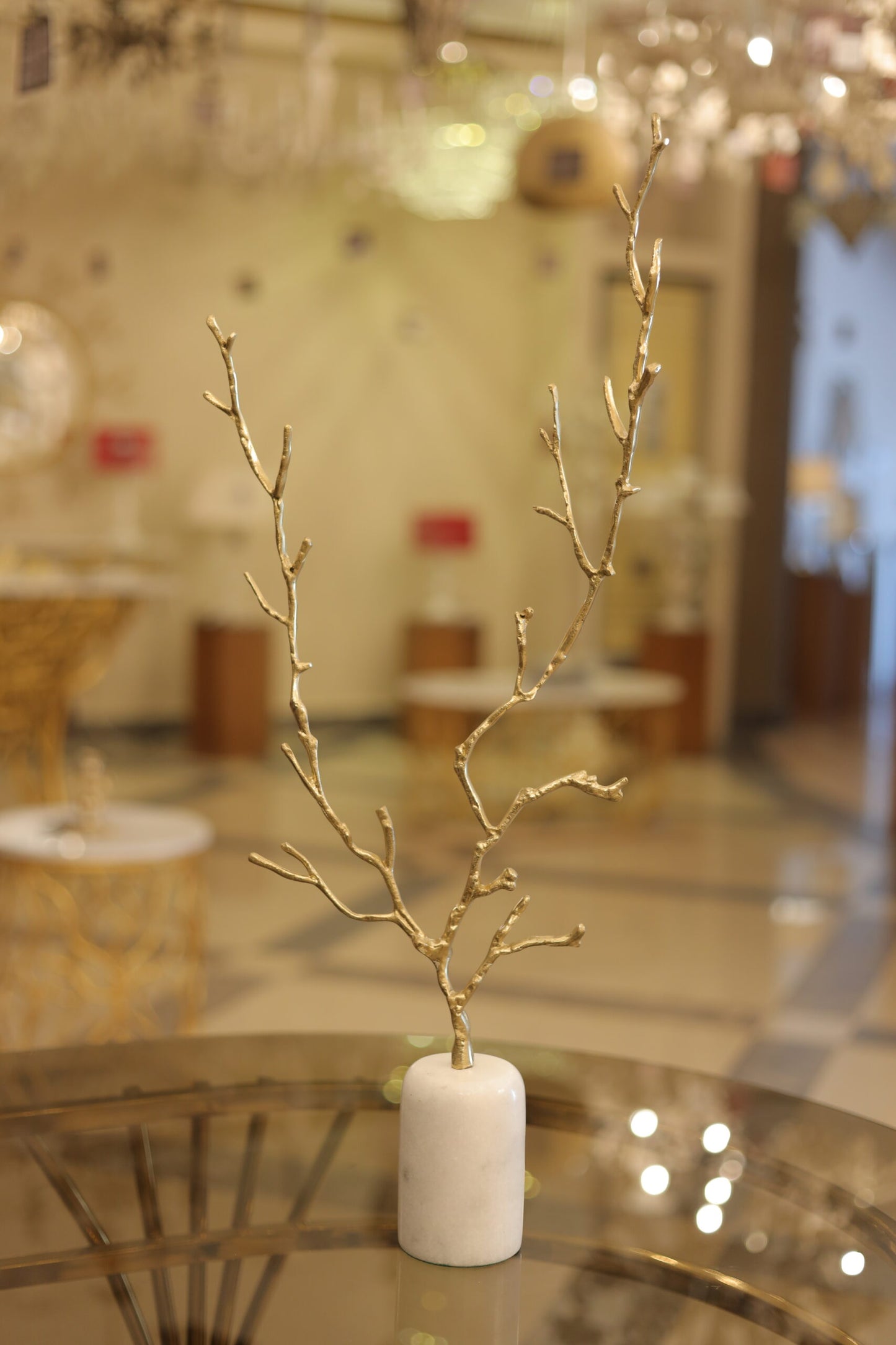 إكسسوارات طاولة روان، نحاس، 56 سم لامع من قنديل مصر - Rowan Table Accessory, Copper, 56cm Shiny|Kandil Egypt