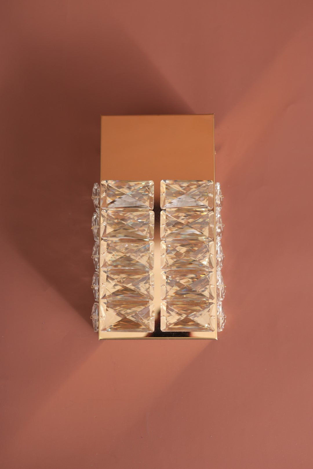 LED Wall Lamp, Stainless Steel, 24×13 cm - Gold