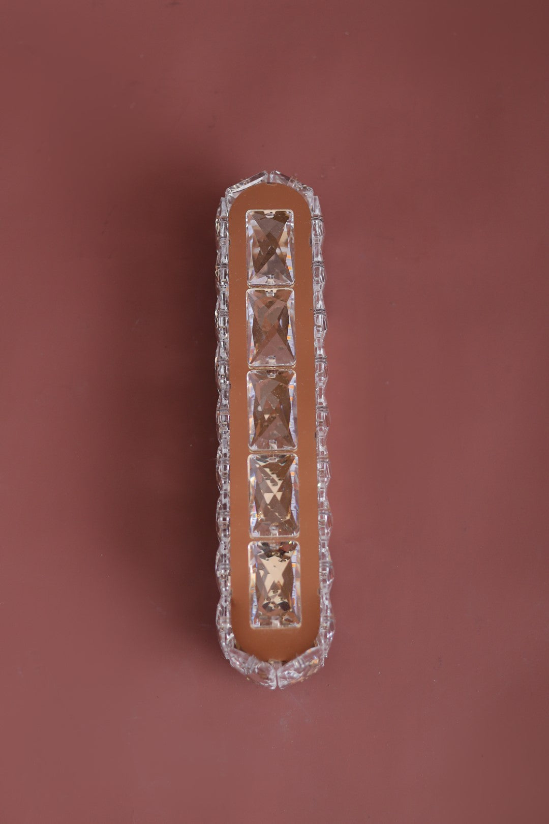 LED Wall Lamp, Stainless Steel, 32×7 cm - Gold