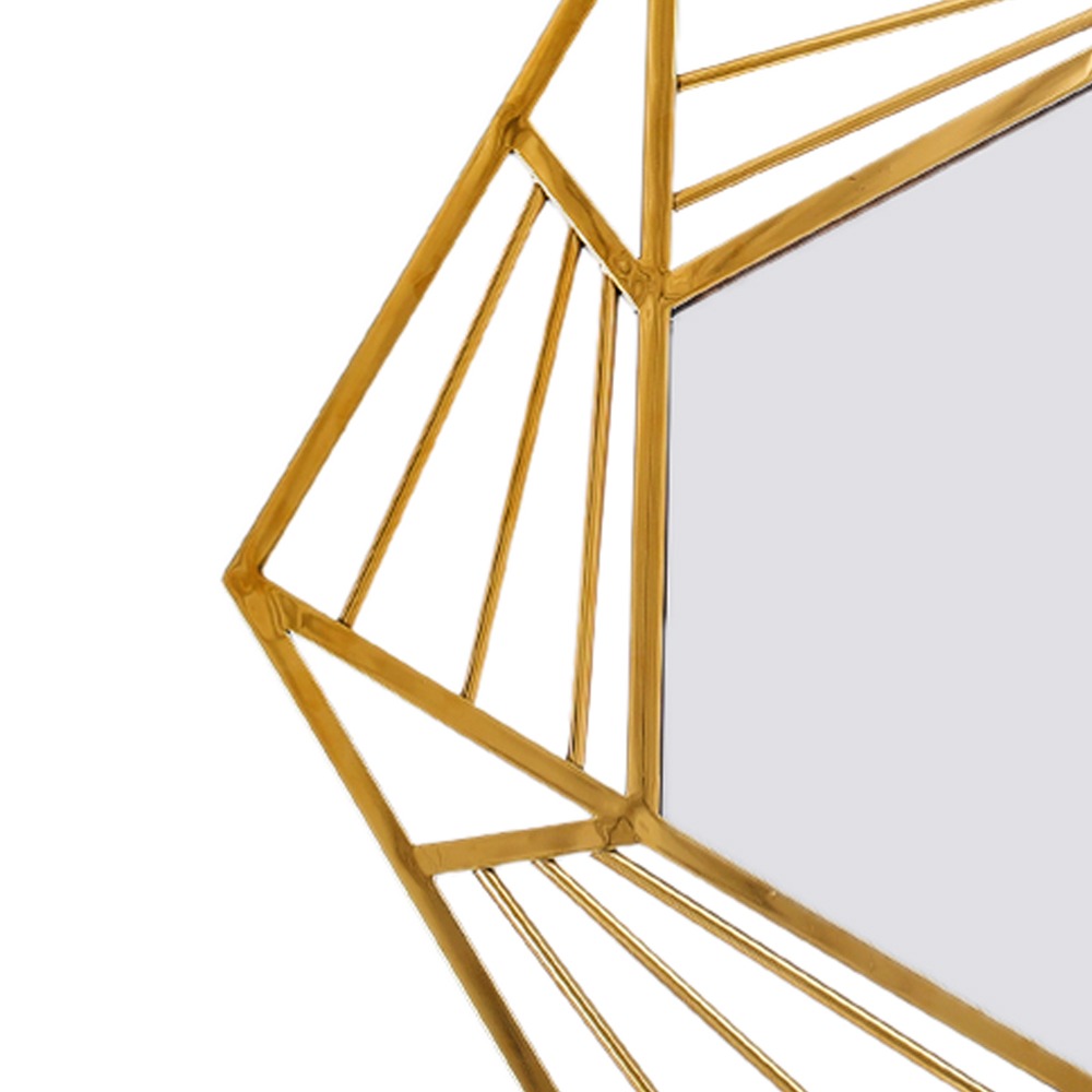 Islamic Mirror, Stainless Steel, 85×85 cm - PVD