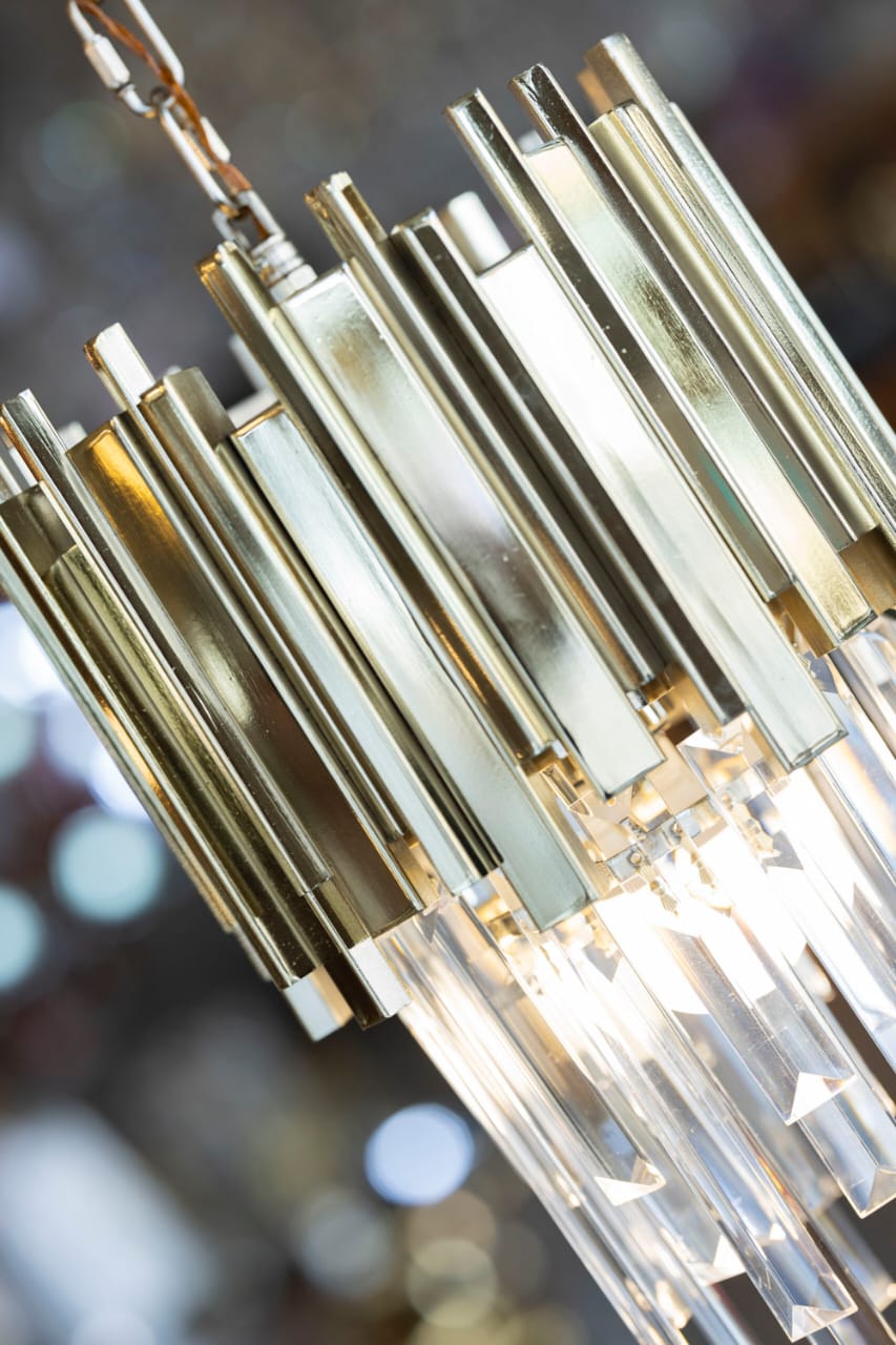 Lantern 20cm Pipes 2020 Crystal Gold Solitaire